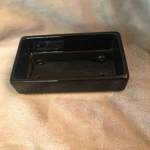 Black and Gold soap dish